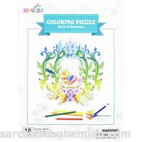 3D Puzzle Place Coloring Arts & Crafts of Birds & Blossoms New Edition B0792FL4LZ